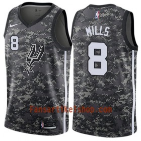 San Antonio Spurs Trikot Patty Mills 8 Nike City Edition Schwarz Swingman - Herren